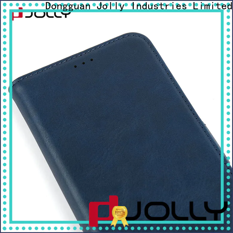Jolly best leather phone case supplier for sale