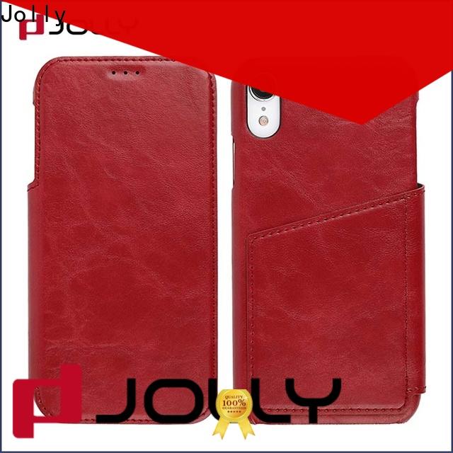 Jolly wholesale phone cases with id and credit pockets for mobile phone