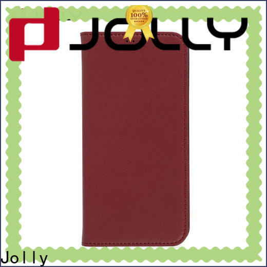 Jolly magnetic android phone cases with slot kickstand for mobile phone
