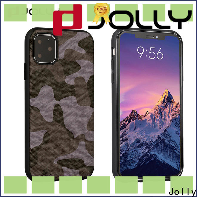 Jolly engraving customized mobile cover factory for sale