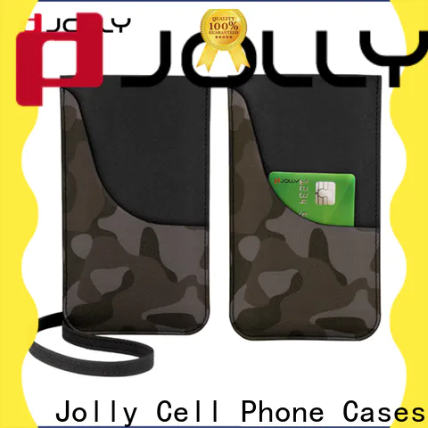 Jolly colored mobile phone bags pouches manufacturers for phone