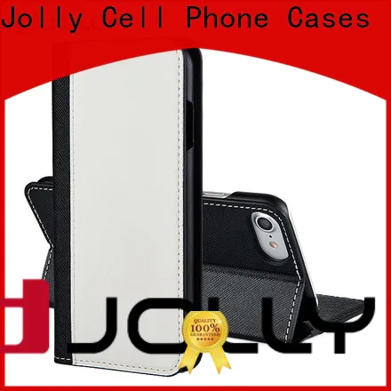 Jolly luxury cell phone wallet purse for busniess for mobile phone