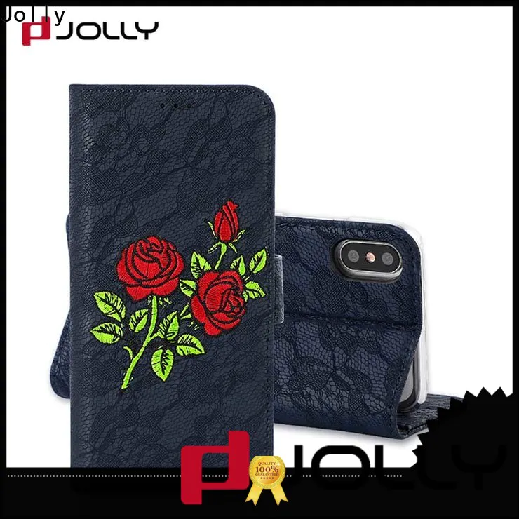 luxury cell phone wallet supplier for iphone xs