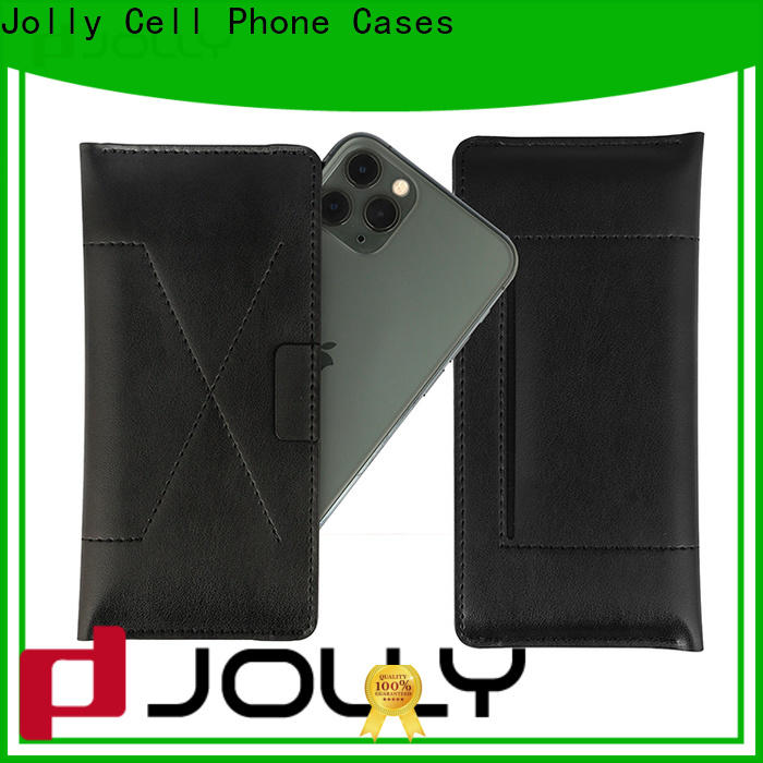 Jolly pu leather universal waterproof case supply for cell phone
