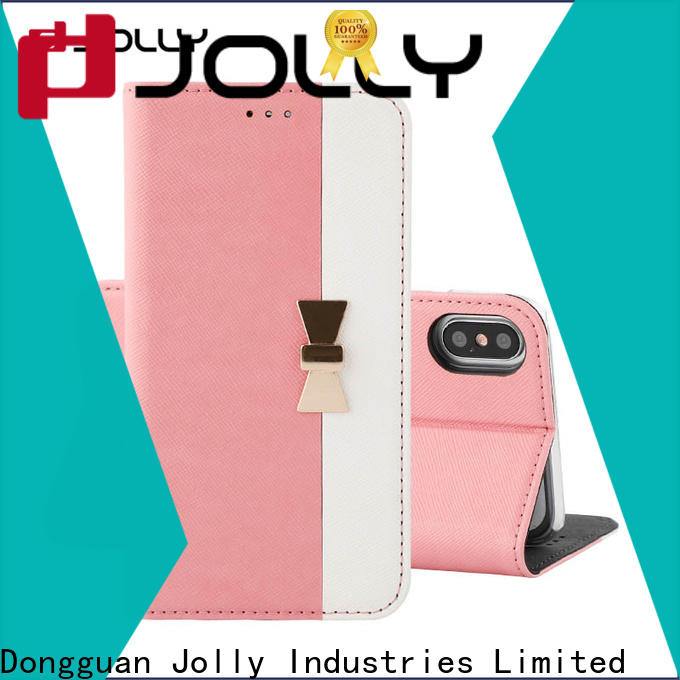 Jolly folio initial phone case supplier for sale
