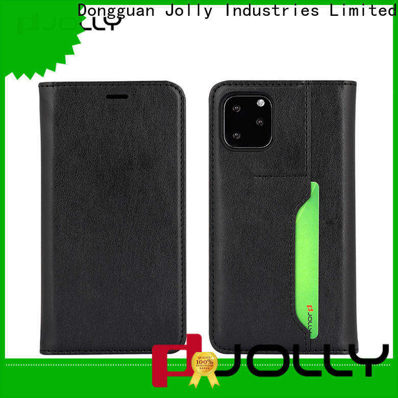 Jolly initial phone case with slot kickstand for iphone xs