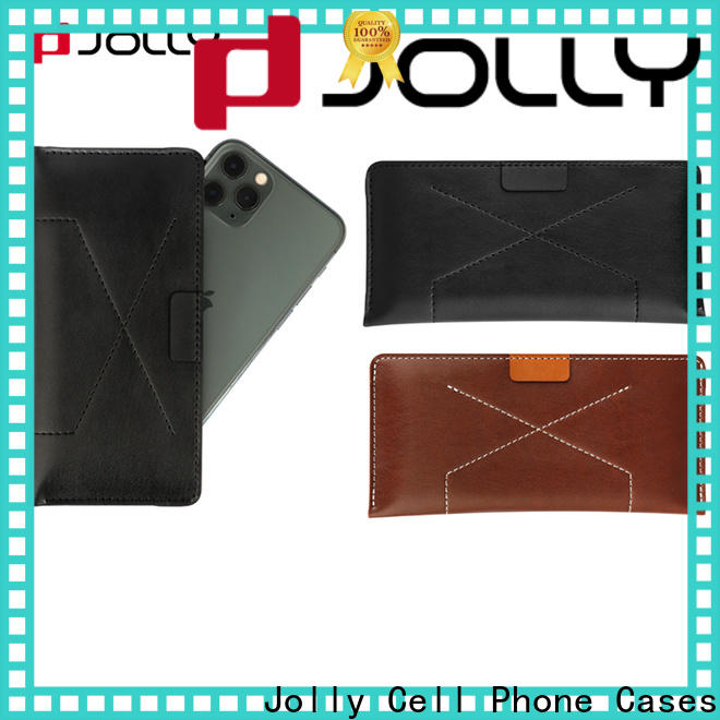 artificial leather universal cell phone case manufacturer for mobile phone