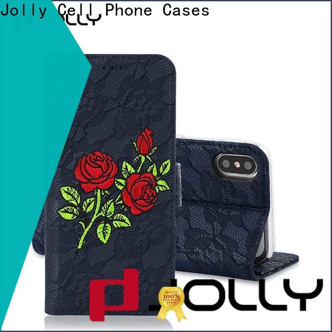 Jolly latest women's cell phone wallet with id and credit pockets for iphone xs