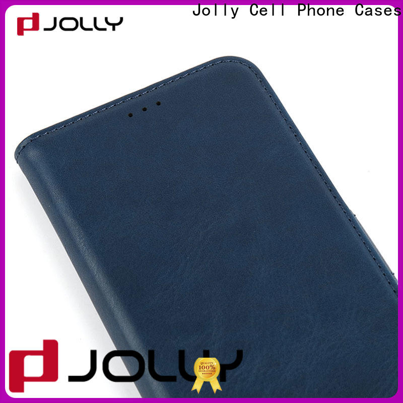 Jolly initial anti-radiation case with slot kickstand for iphone xs
