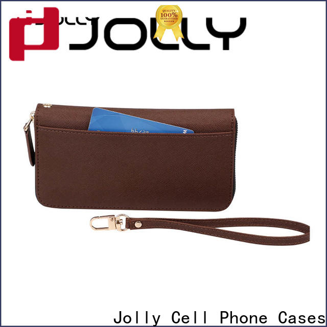 Jolly custom phone case and wallet with cash compartment for sale