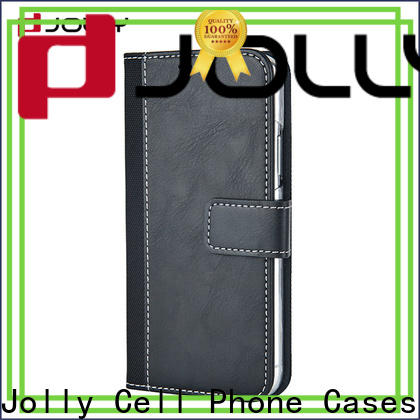 Jolly wallet case with printed pattern cover for mobile phone