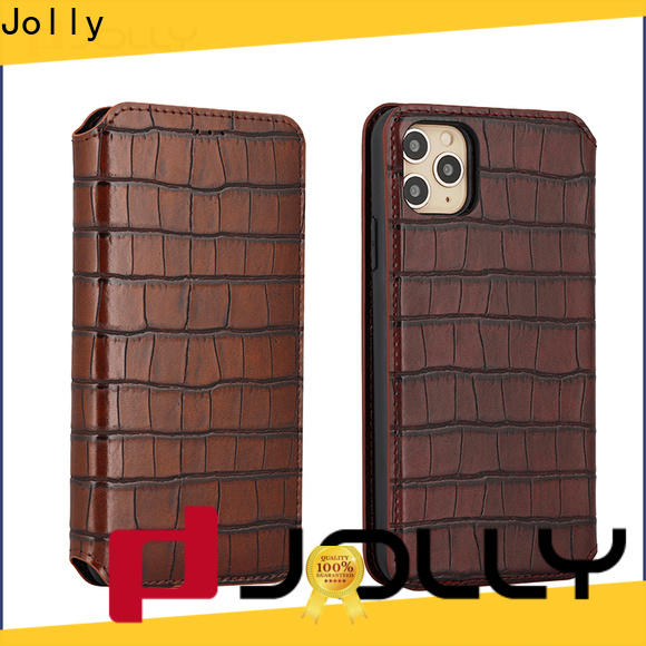 Jolly latest android phone cases with credit card holder for sale