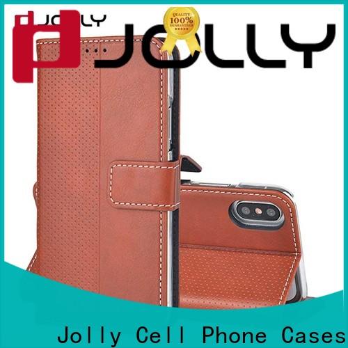 Jolly wallet phone case with credit card holder for apple