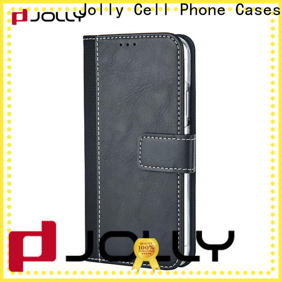 Jolly latest cell phone wallet wristlet with id and credit pockets for mobile phone
