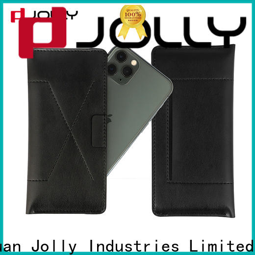 Jolly high quality phone case maker with id and credit pockets for sale