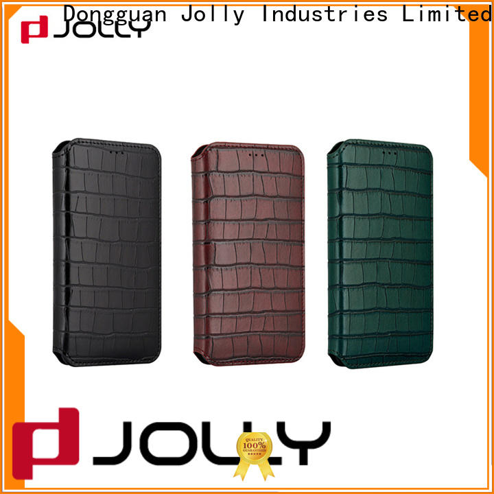 Jolly latest flip cell phone case manufacturer for mobile phone