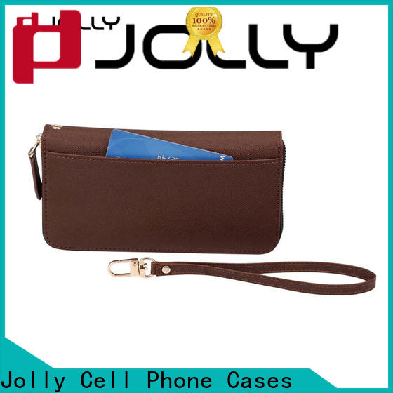 Jolly wallet purse phone case with cash compartment for mobile phone