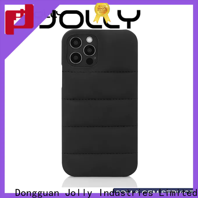 Jolly slim spliced two leather customized back cover online for sale
