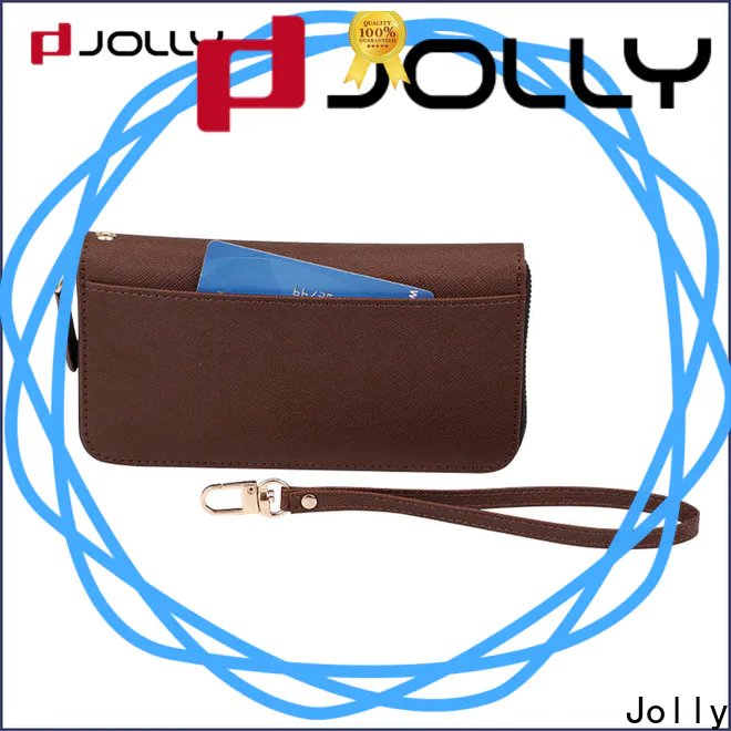 Jolly women mens cell phone wallet with rfid blocking features for iphone xs