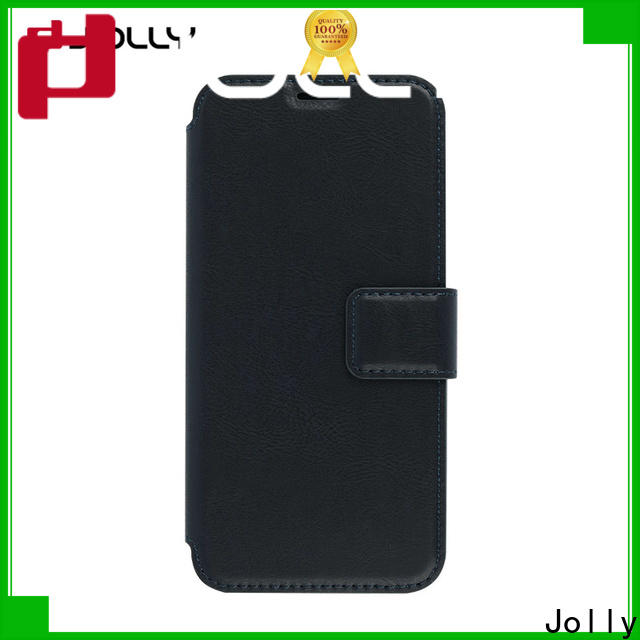 Jolly folio designer cell phone cases for busniess for iphone xs