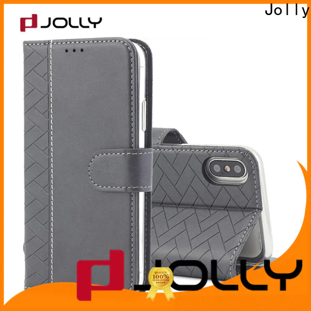Jolly mens cell phone wallet with cash compartment for iphone xs