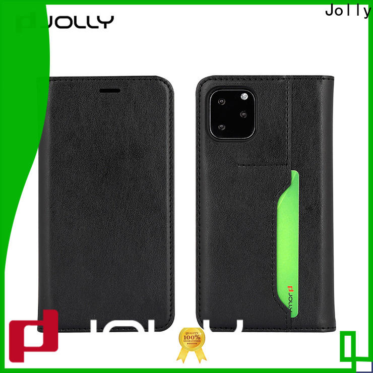 Jolly latest personalised leather phone case company for mobile phone