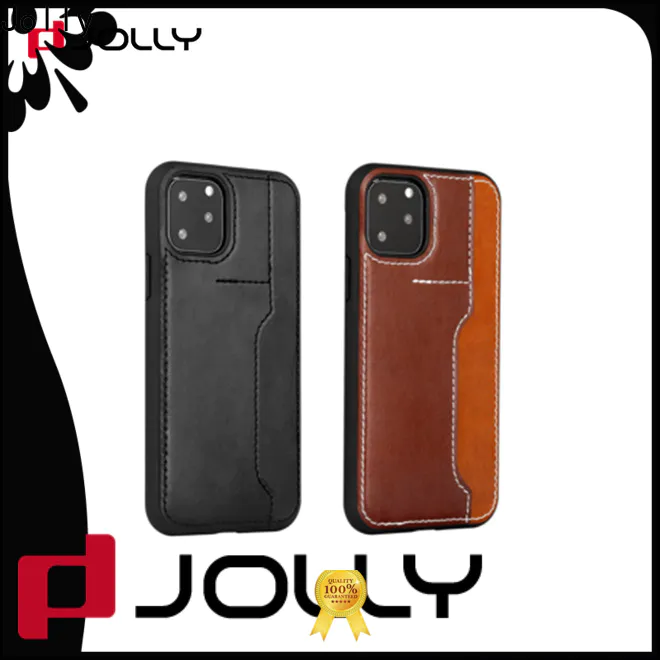 slim spliced two leather cell phone covers online for iphone xs