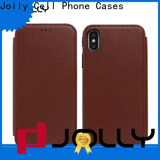 Jolly personalised leather phone case company for mobile phone