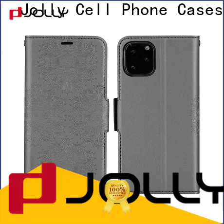 Jolly initial phone case with id and credit pockets for sale