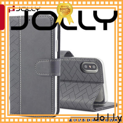 Jolly smartphone wallet case with printed pattern cover for mobile phone