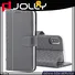 Jolly magnetic wallet phone case with cash compartment for iphone xs