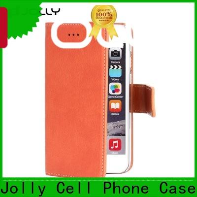 Jolly latest cell phone wallet purse with cash compartment for iphone xs