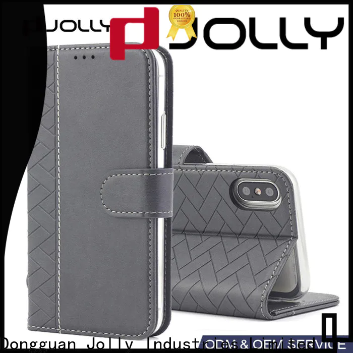 Jolly luxury leather cell phone wallet manufacturer for sale