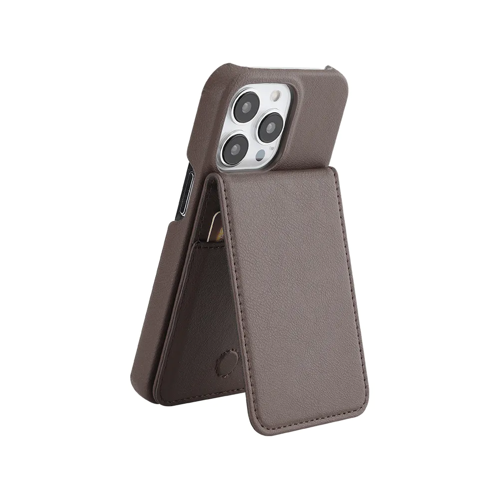 Coffee Grounds MagSafe Stand Card Wallet