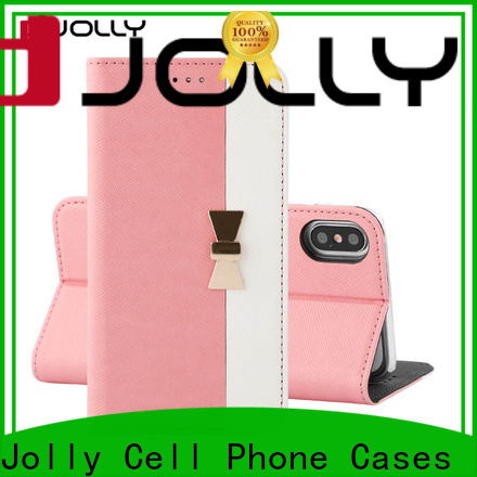 Jolly iphone 11 flip wallet case manufacturers for mobile phone