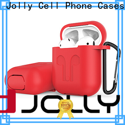 Jolly wholesale airpod pro leather case with clip suppliers for iphone 13