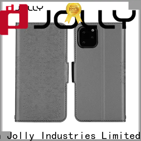 Jolly hot sale flip wallet case suppliers for mobile phone