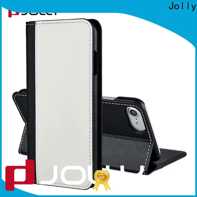 Jolly iphone 12 flip wallet case factory for iphone 13