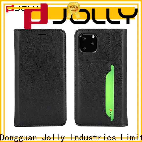 Jolly new note 9 flip wallet case factory for mobile phone