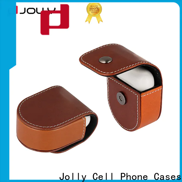 Jolly new airpods pro leather case manufacturers for mobile phone