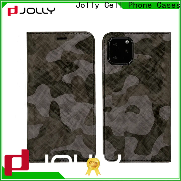Jolly iphone 12 pro max flip wallet case factory for iphone xr