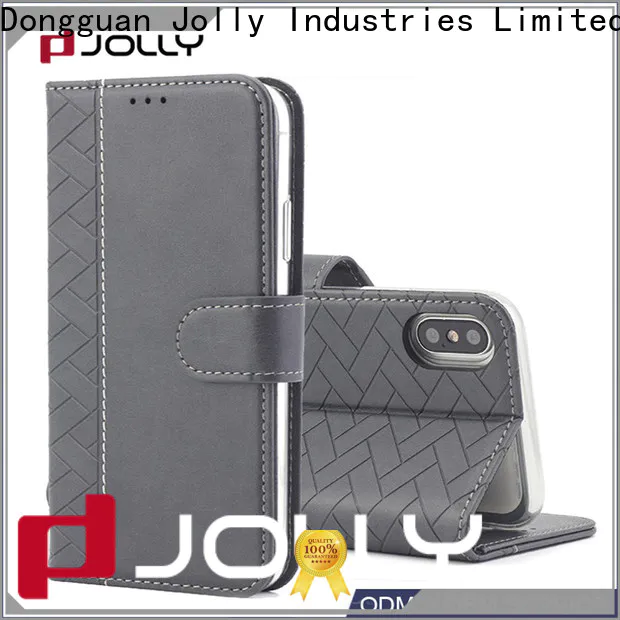 Jolly iphone 11 flip wallet case supply for mobile phone