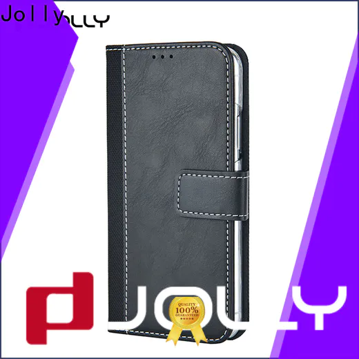 Jolly high-quality iphone xr flip wallet case supply for mobile phone