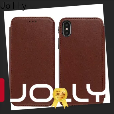Jolly colored note 9 flip wallet case manufacturers for mobile phone