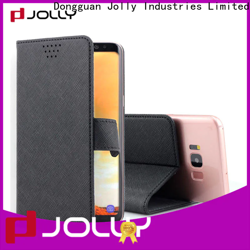 Jolly best leather phone case for busniess for mobile phone