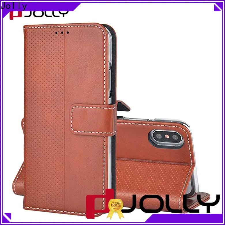 Jolly colored iphone 11 flip wallet case company for iphone xr