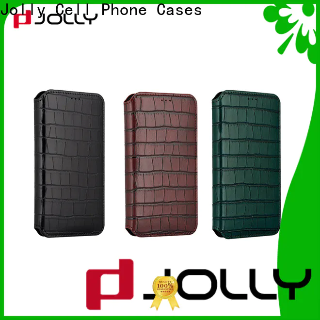 Jolly iphone 12 pro max flip wallet case factory for iphone 14