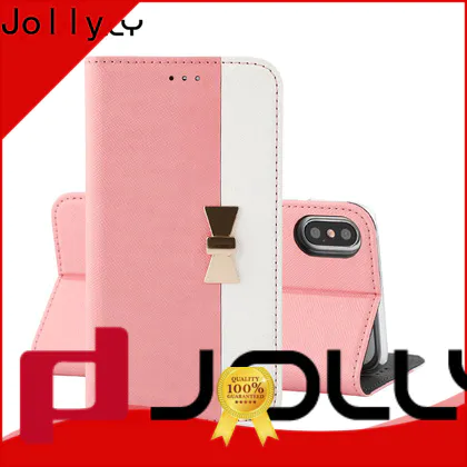 Jolly iphone 12 flip wallet case factory for mobile phone