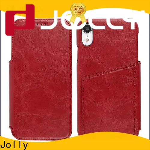 Jolly custom samsung flip wallet case factory for iphone 14