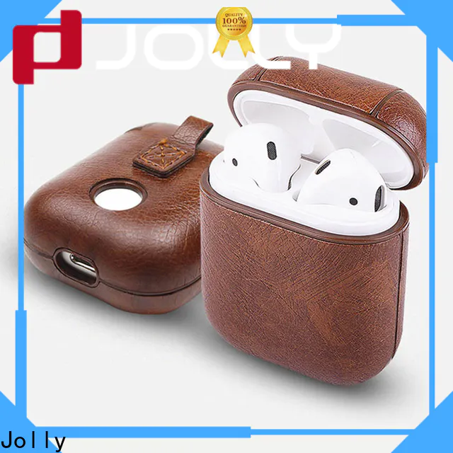 Jolly best leather airpod pro case suppliers for mobile phone